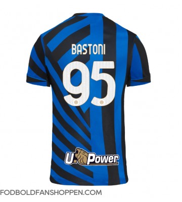 Inter Milan Alessandro Bastoni #95 Hjemmebanetrøje 2024-25 Kortærmet